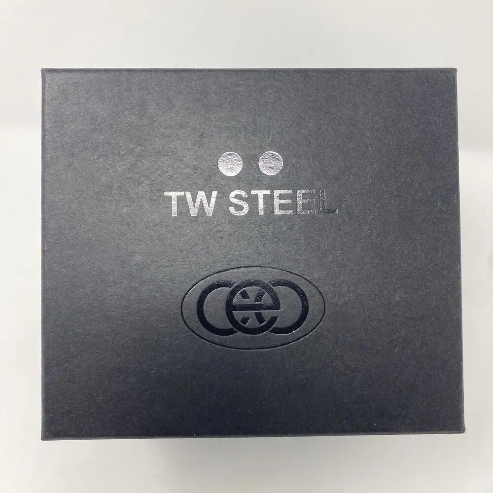 NEW TW Steel CEO Canteen 45mm Watch CE1005 Brown Leather White Dial Quartz - Picture 8 of 13